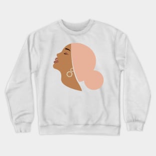 A girl with pearls Crewneck Sweatshirt